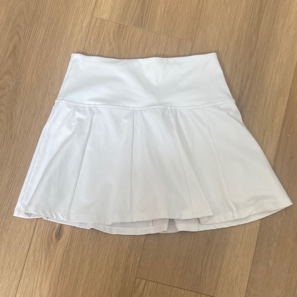 Carbon38 X Eleven White Women's Tennis Skirt